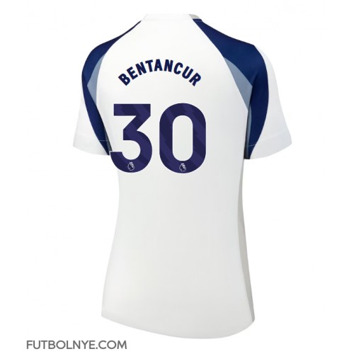 Camiseta Tottenham Hotspur Rodrigo Bentancur #30 Primera Equipación para mujer 2025-26 manga corta